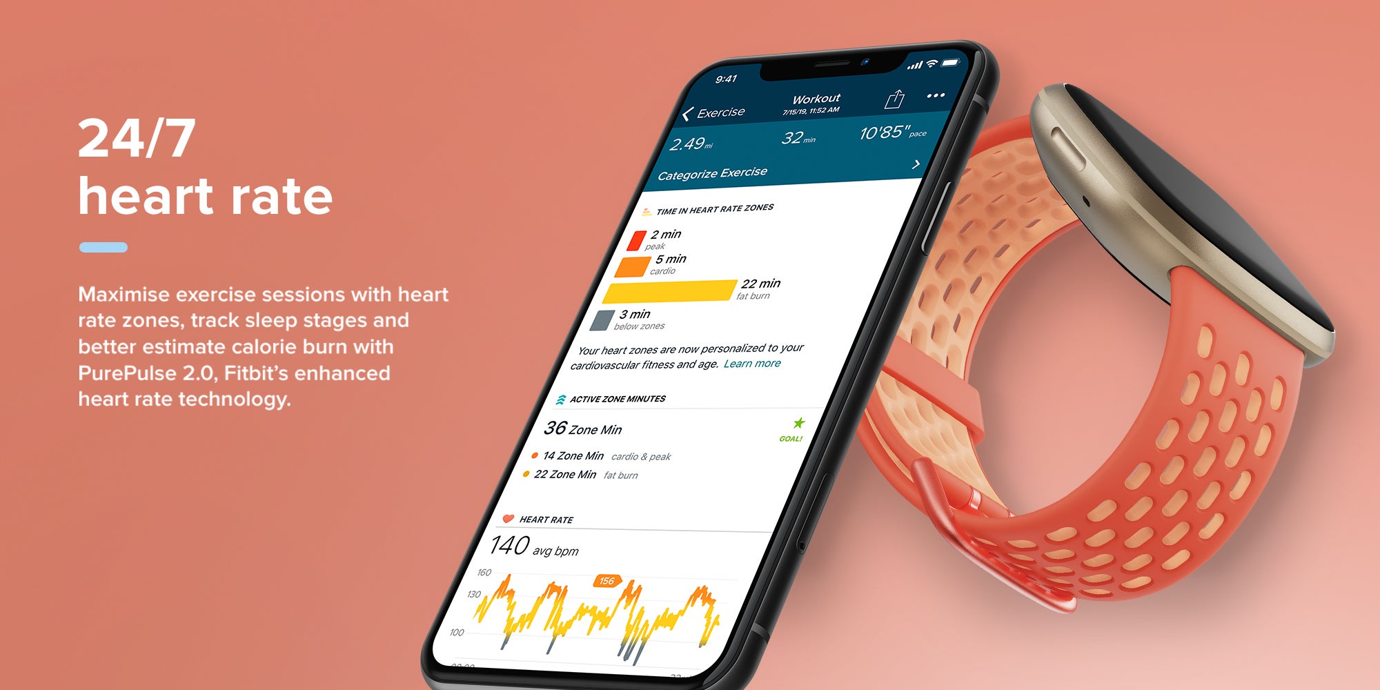 Versa 3 Health & Fitness Smartwatch with 6-months Premium Membership Included Built-in GPS Daily Readiness Score and Up To 6+ Days Battery Midnight/Soft Gold Aluminium
