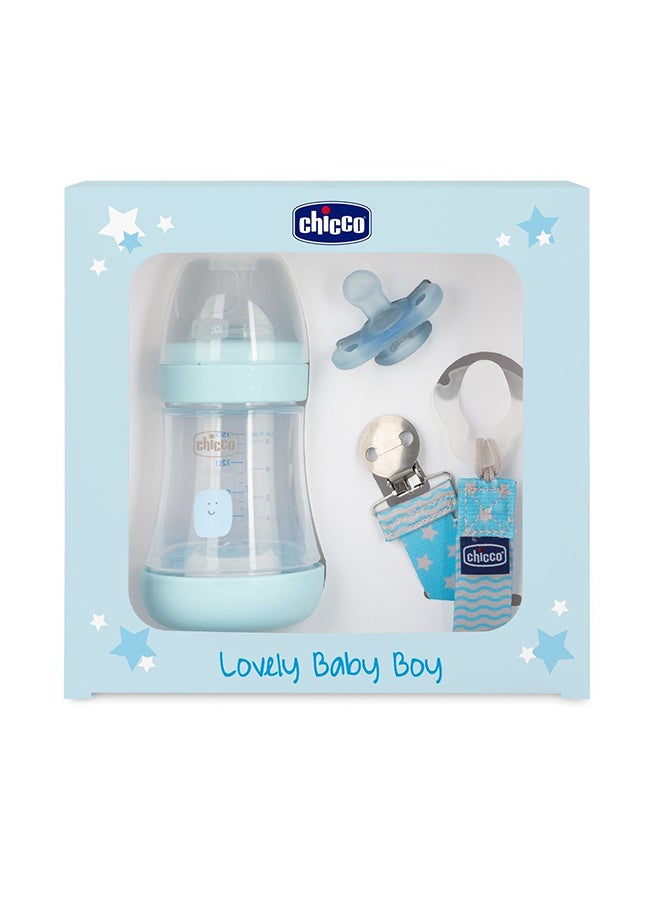 Perfect 5 Gift Set, Blue 1 Bottle 150Ml, 1 PhysioForma Minisoft, 1 Fashion Clip