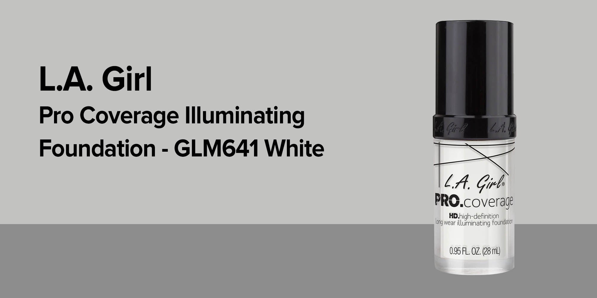Pro Coverage HD Long Wear Illuminating Foundation GLM641 White