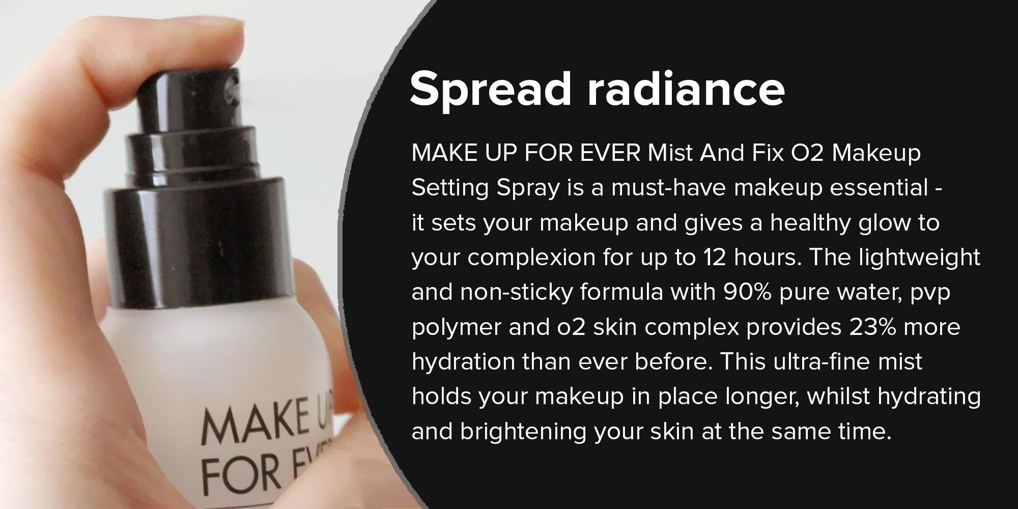 Mist And Fix O2 Makeup Setting Spray White