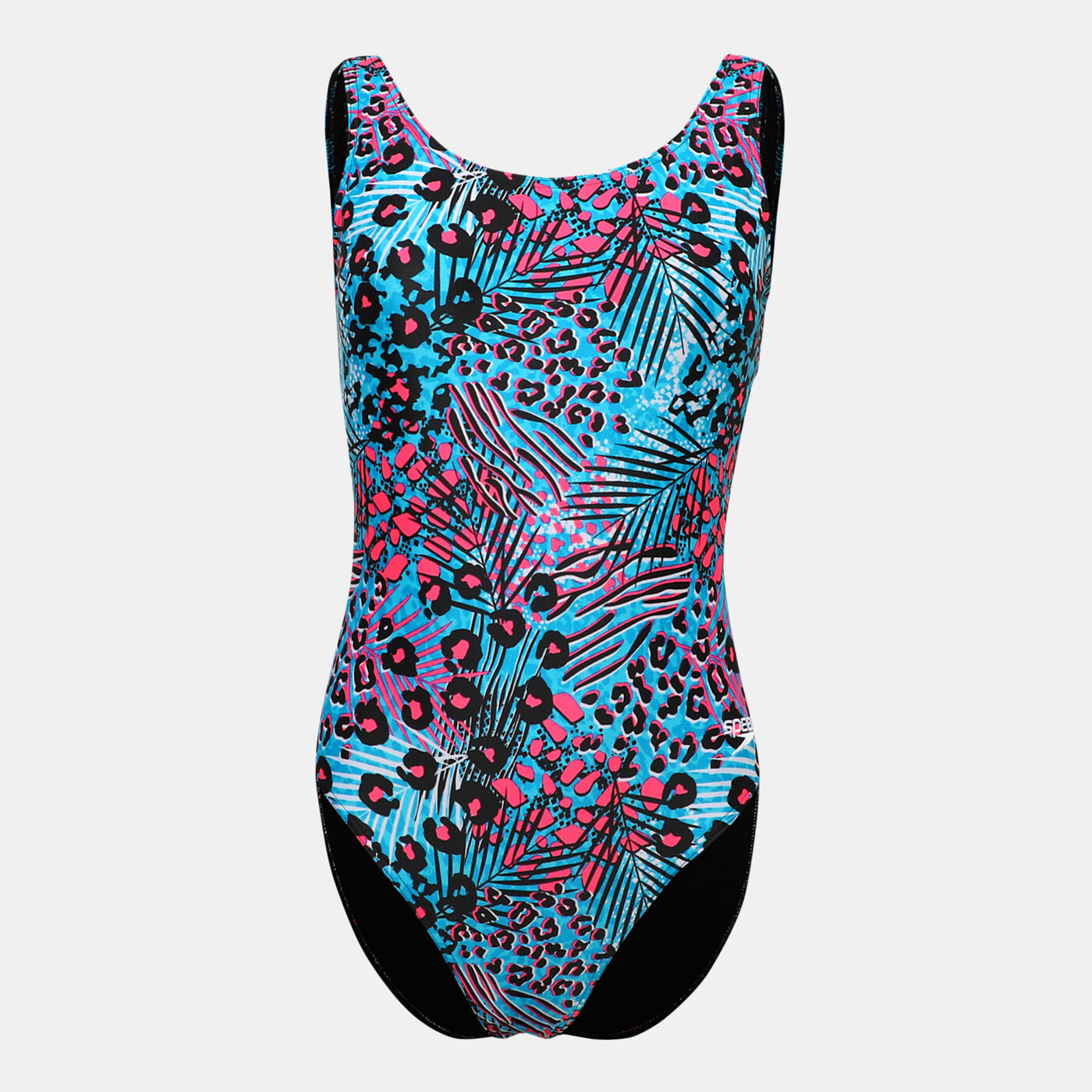 Women's Allover Print Deep U-Back One-Piece Swimisuit