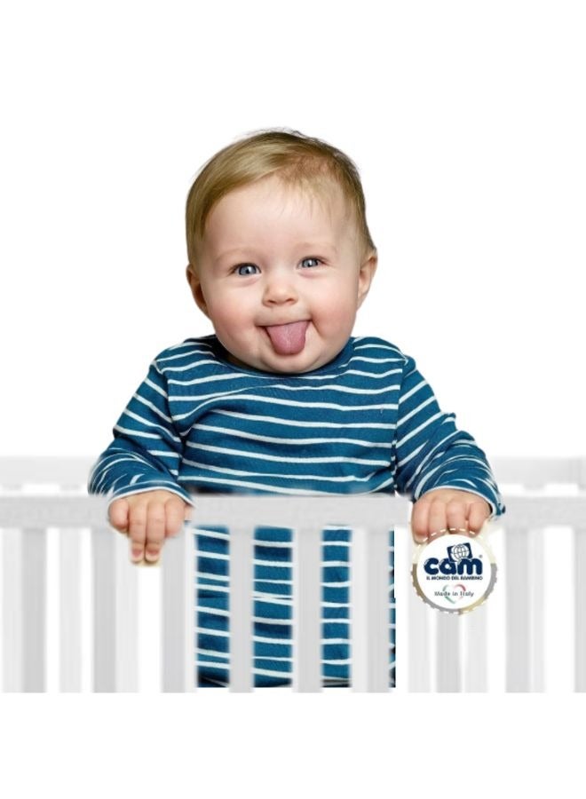 Cam- Baby Crib - Orso Luna - Two Position Mattress Base Heights, From 0 To 36 Months, Drawer, Four Castors, Two Of Which Have A Safety Brake, Playard, Baby Bed, Playpen, High Quality Made In Italy