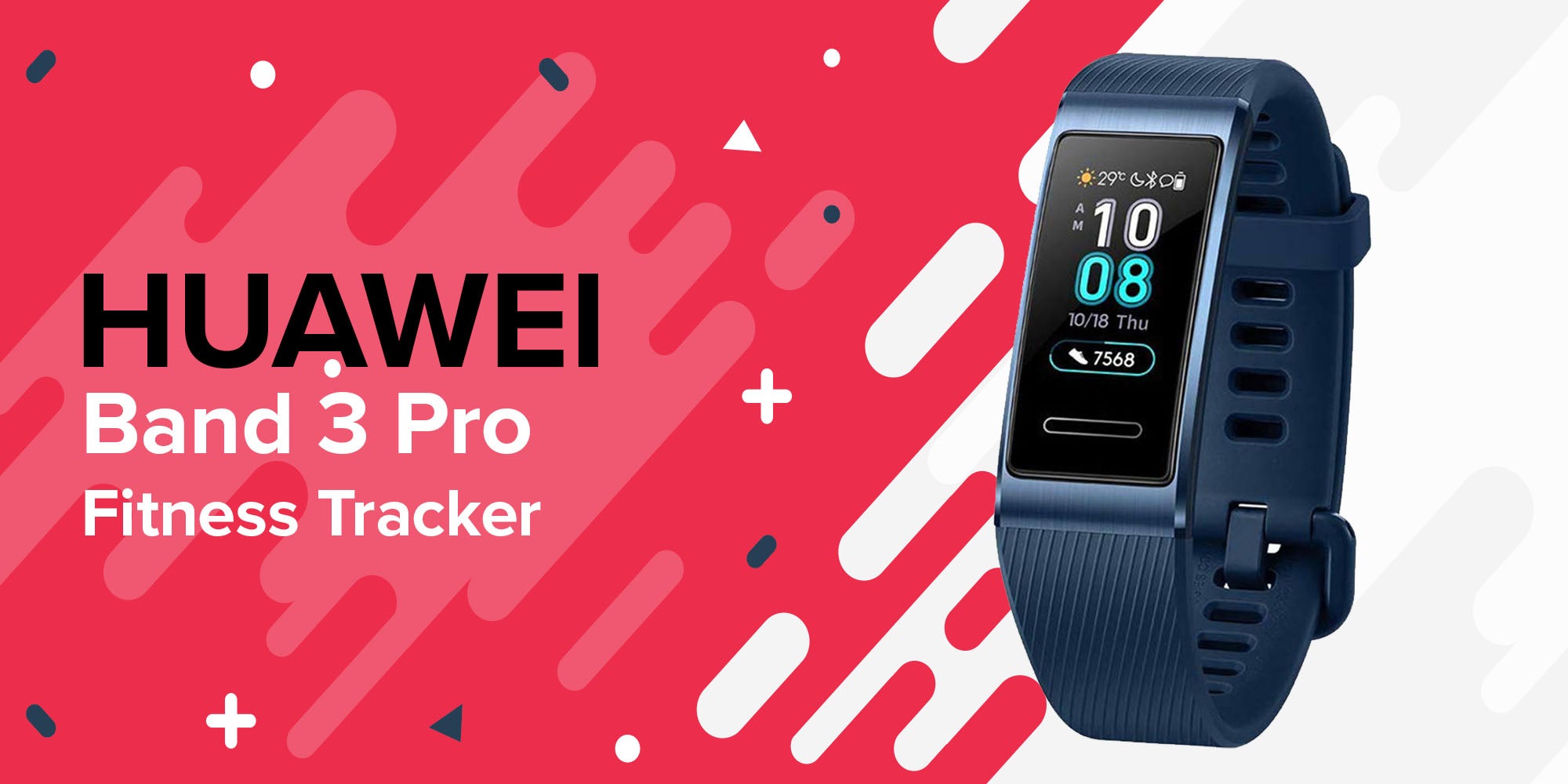 Band 3 Pro Waterproof Fitness Tracker Blue