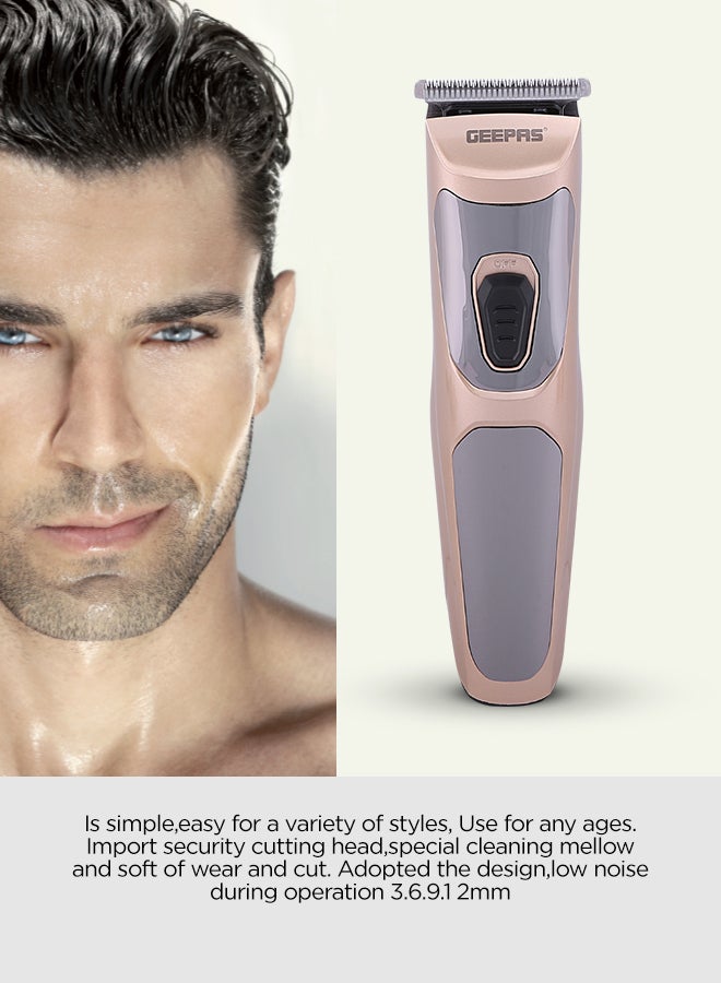 Rechargeable Hair Trimmer Gold/Black