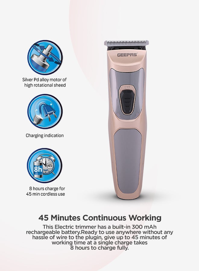 Rechargeable Hair Trimmer Gold/Black