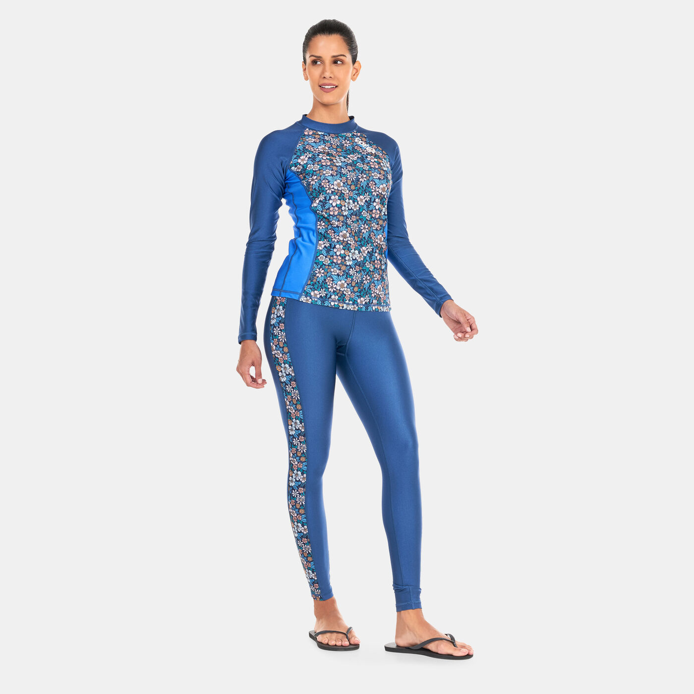 Women's Printed Long Sleeve Rashguard