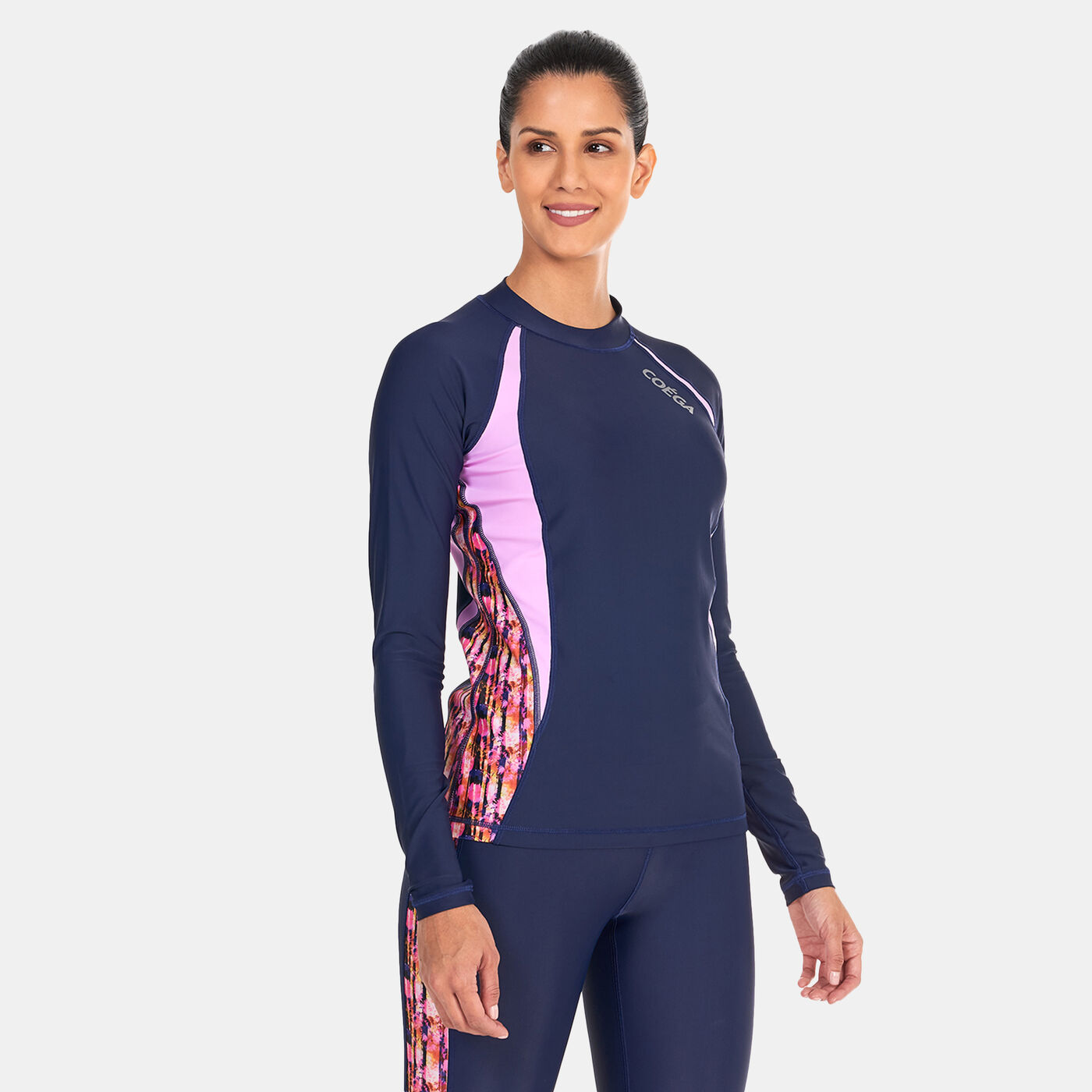 Women's Printed Long Sleeve Rashguard