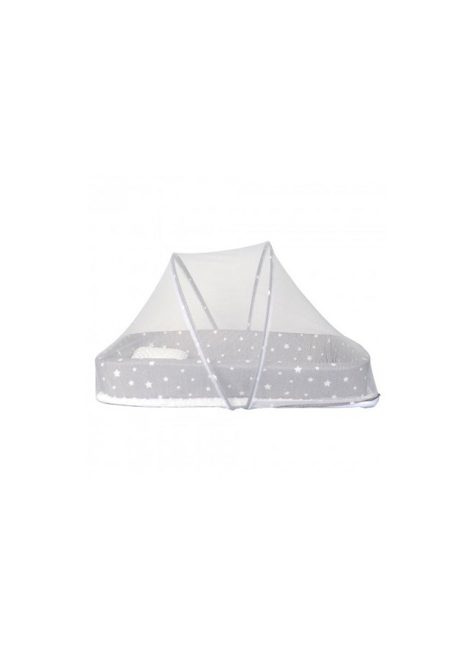 Baby Bed with Mosquito Net - Portable Infant Sleeping Bed with Canopy and Soft Padding for Newborns and Toddlers