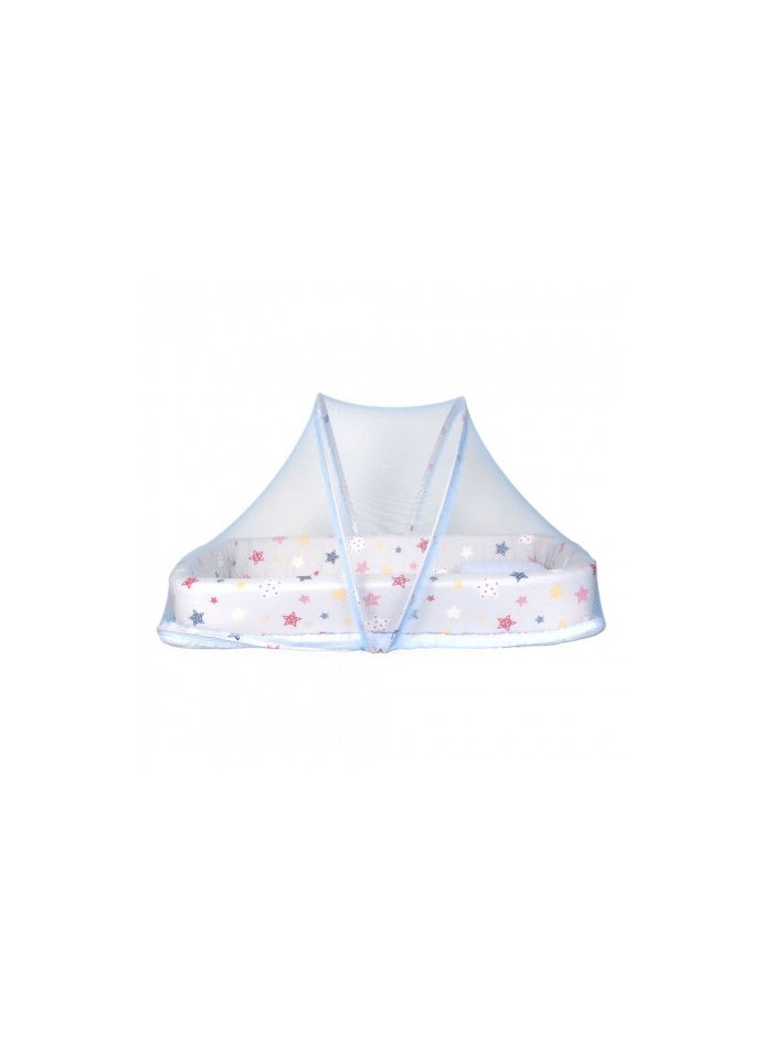 Baby Bed with Mosquito Net - Portable Infant Sleeping Bed with Canopy and Soft Padding for Newborns and Toddlers