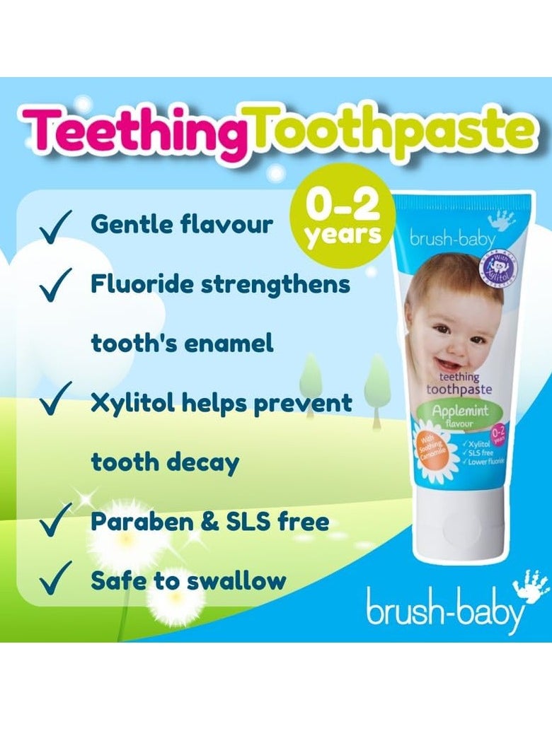 Brush-Baby Applemint dentition dentifrice