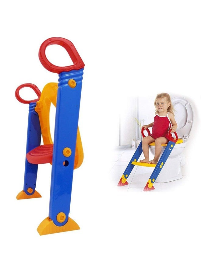 Portable Children'S Folding Toilet Potty Training Ladder Chair