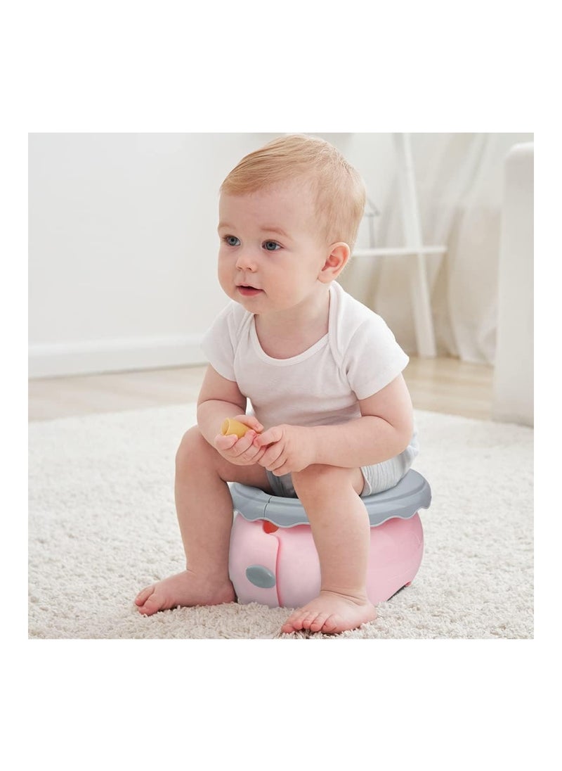 Foldable Training Potty With Storage Bag For children, Light Grey