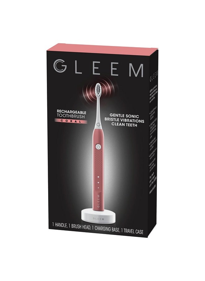 Rechargeable Electric Toothbrush, Coral