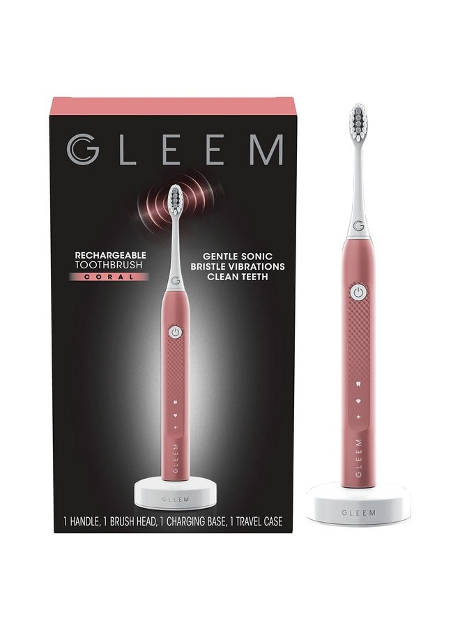 Rechargeable Electric Toothbrush, Coral