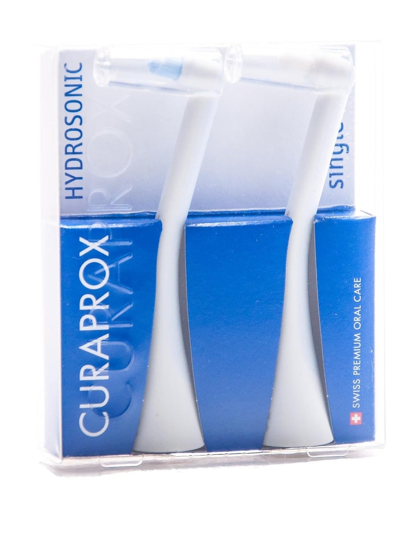 Curaprox Hydrosonic Single Duo Electric Toothbrush Replacement Heads (2 Pack)