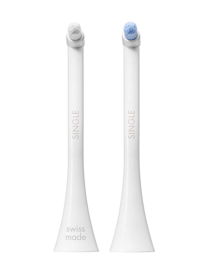 Curaprox Hydrosonic Single Duo Electric Toothbrush Replacement Heads (2 Pack)