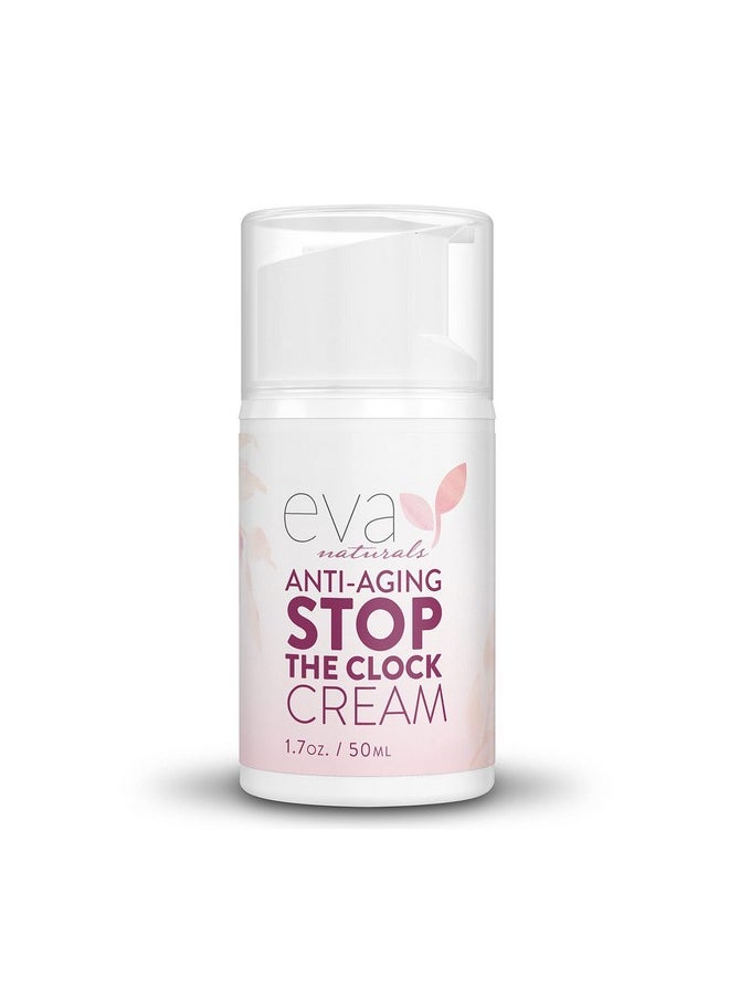 Stop The Clock Anti-Aging Cream (1.7Oz) - Face Moisturizer Visibly Reduces Wrinkles, Facial Skin Care Products With Glycolic - Moisturizer For Face - Premium Quality Face Cream