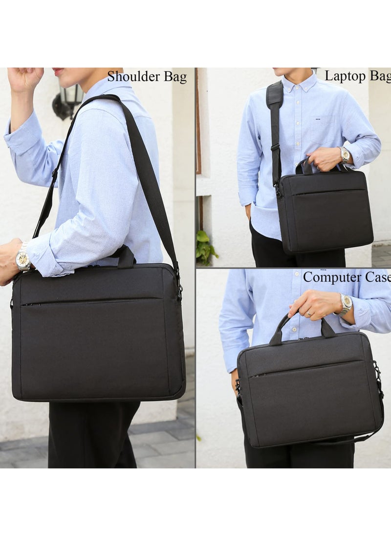 Laptop Bag Computer Cases 15.6 Inch Briefcase for Men Women Laptop Case Shoulder Bag with Strap Computer Bag Messenger Bag for Travel/Business