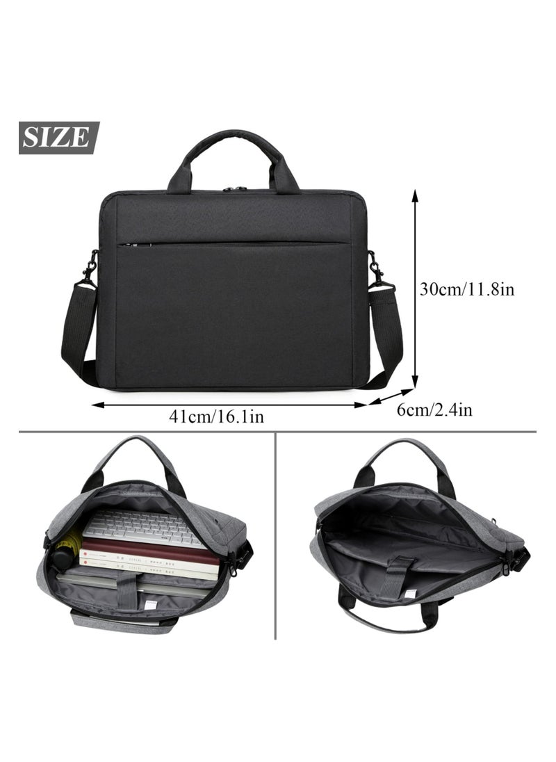 Laptop Bag Computer Cases 15.6 Inch Briefcase for Men Women Laptop Case Shoulder Bag with Strap Computer Bag Messenger Bag for Travel/Business