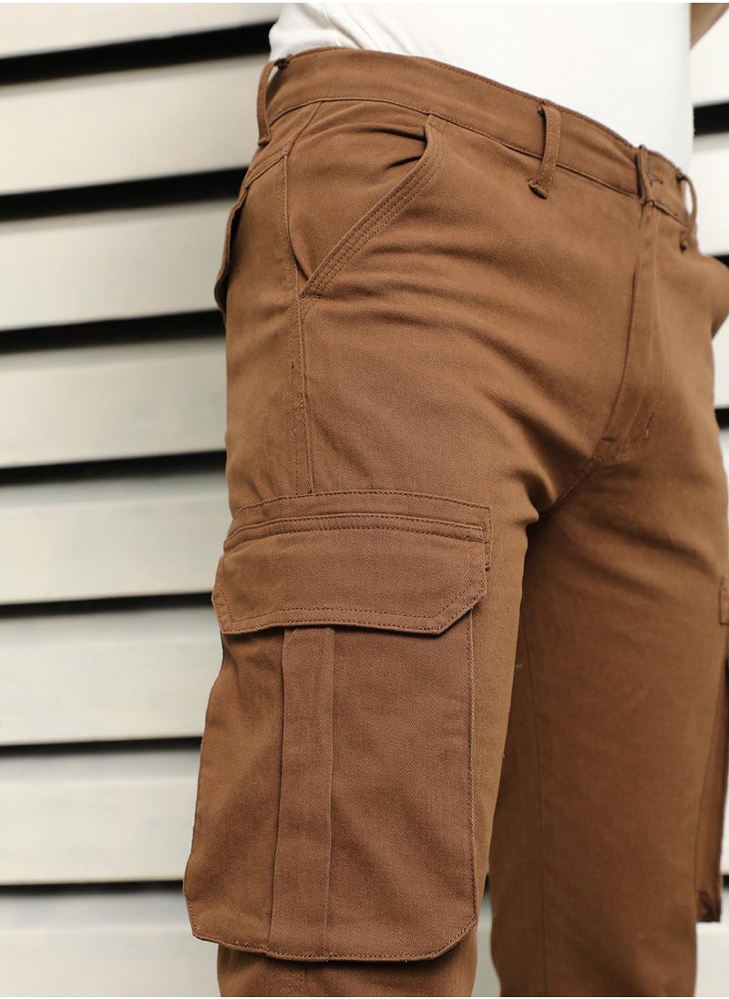 Men Brown Trousers