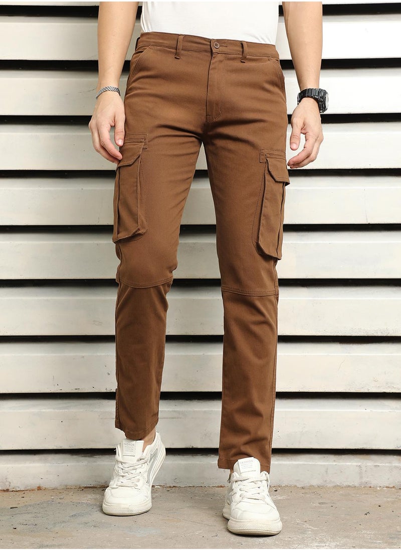 Men Brown Trousers