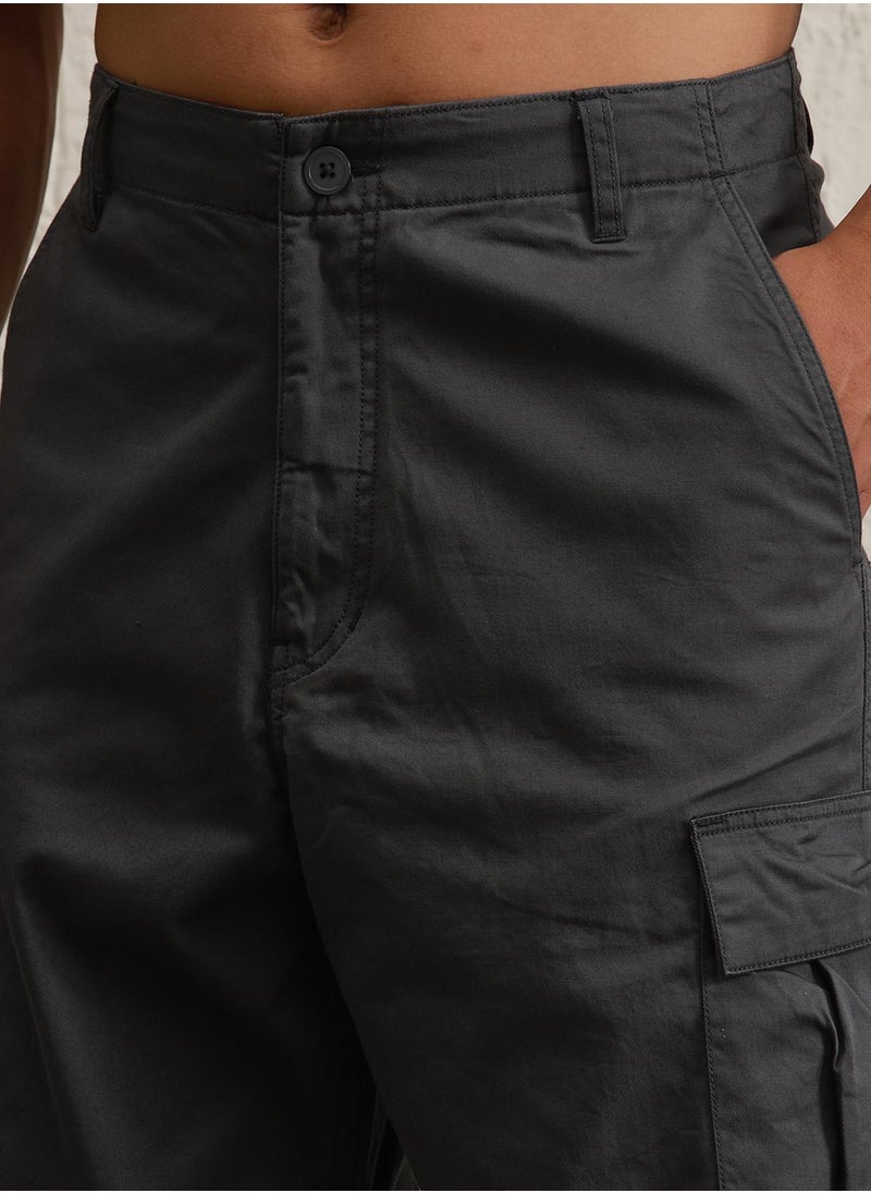 Men Charcoal Trousers