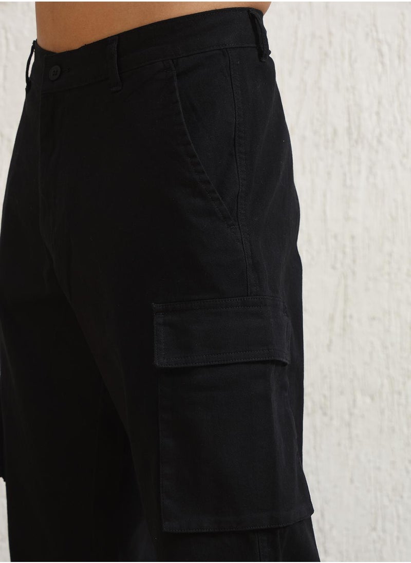 Men Black Trousers