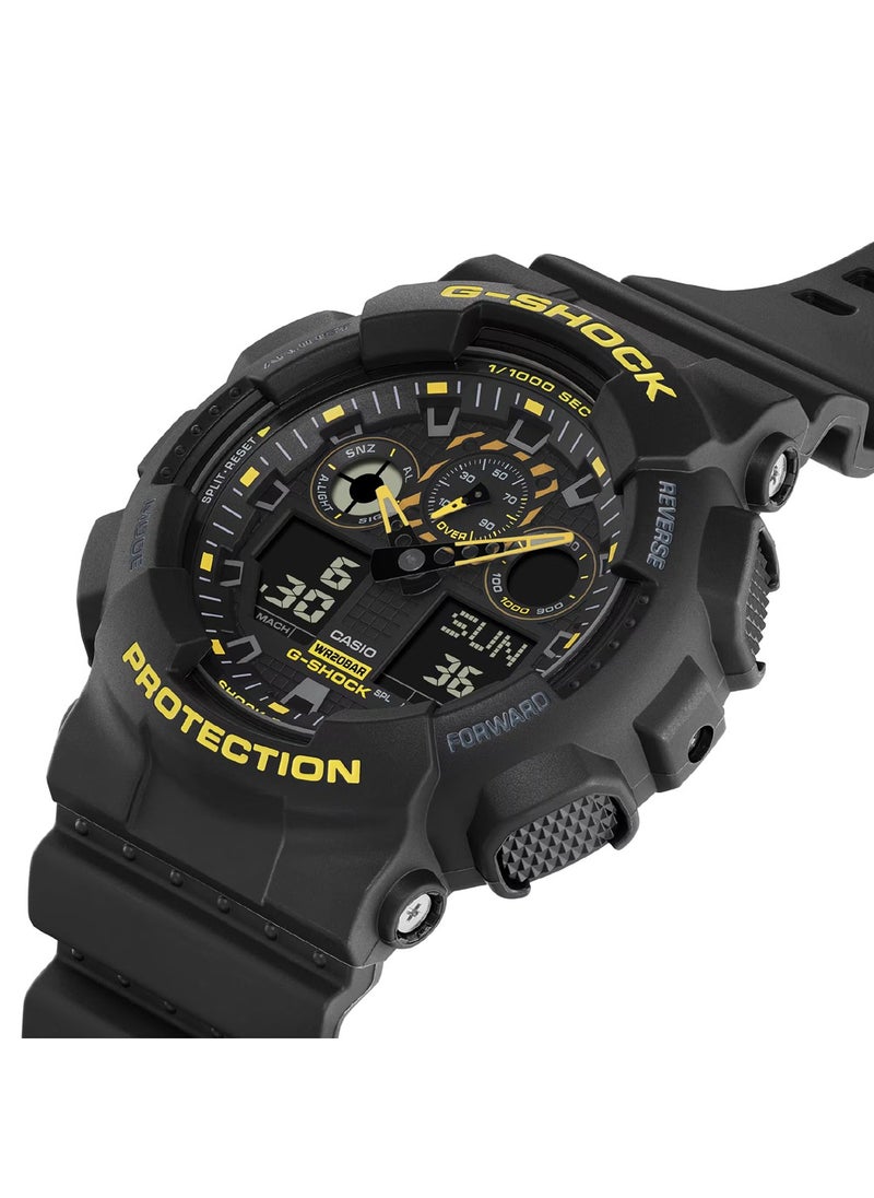 G-Shock Casual Men's Analog & Digital Black Watch GA-100CY-1ADR