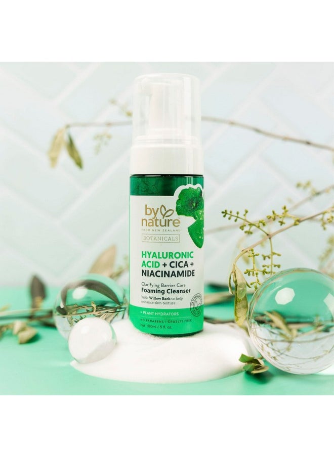 Foaming Cleanser With Hyaluronic Acid + Cica - Hydrating Face Cleanser For Bright And Fresh Skin - Skincare From New Zealand - 5 Fl.Oz