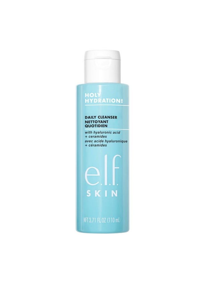 Skin Holy Hydration! Daily Cleanser, Face Cleanser For Washing Away Excess Oil, Impurities & Makeup, Made With Hyaluronic Acid, Vegan & Cruelty-Free