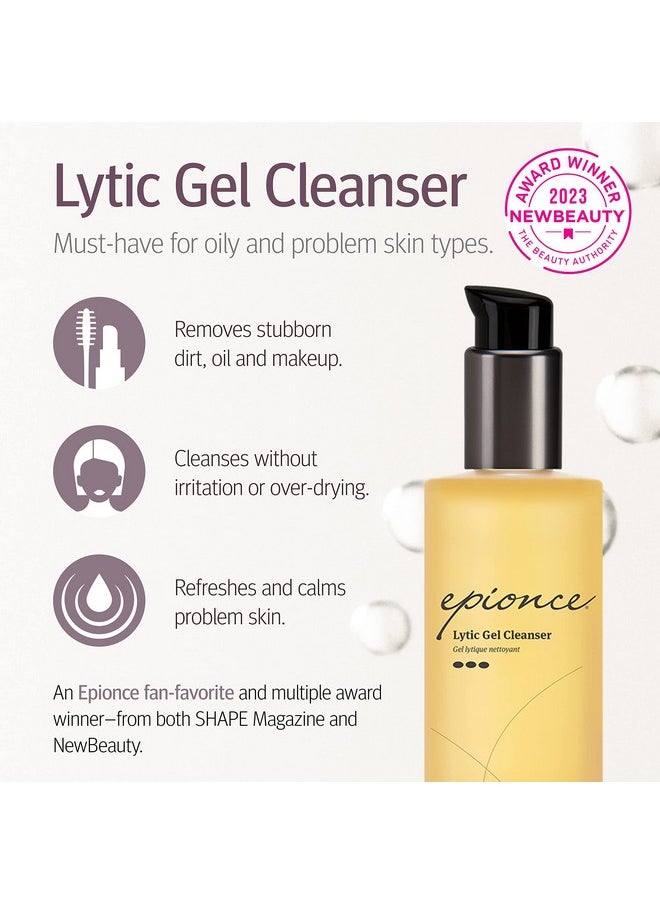 Lytic Gel Cleanser - Face Wash & Makeup Remover For Problem Skin, Face Wash For Oily Skin, Skin Care Cleanser Face Wash, Oily Skin Face Wash