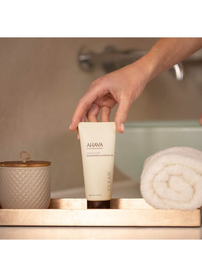 Cleanse Refreshing Cleansing Gel - Soapless Cleanser & Refresher, Tones & Wash-Off Makeup, Dirt & Impurity, Enriched With Exclusive Blend Osmoter, Ginger Root, Allantoin & Vitamin E, 3.4 Fl.Oz