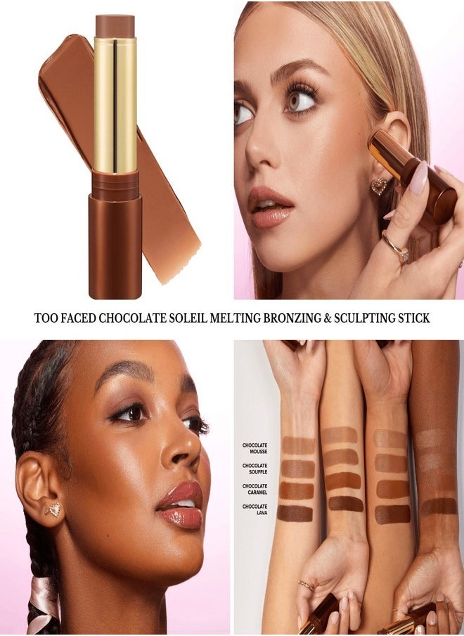 Too Faced Chocolate Soleil Melting Bronzing & Sculpting Stick Chocolate Caramel - tan Bronze 8g