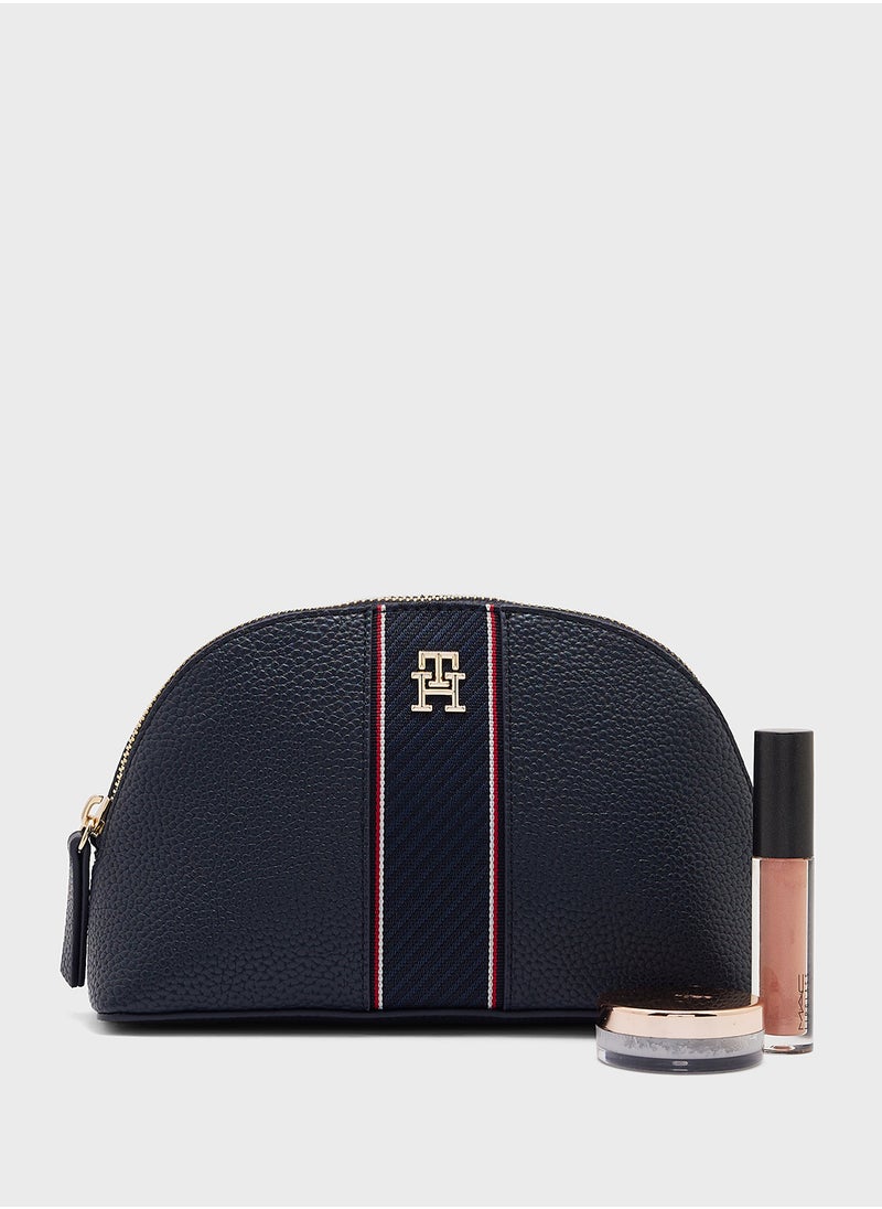 Monogram Zip Over Wallet