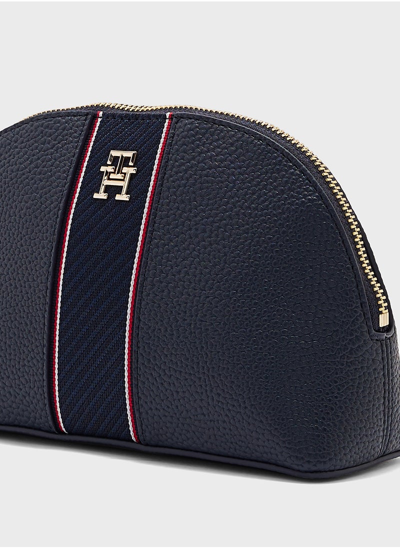 Monogram Zip Over Wallet