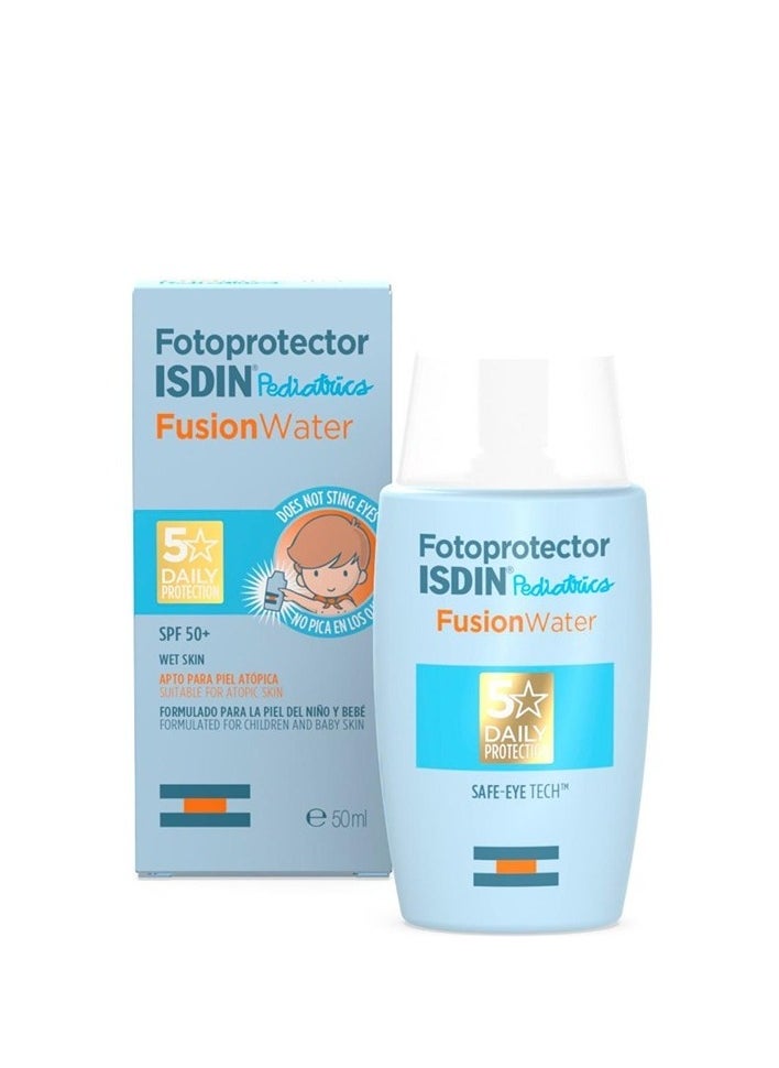Pediatrics Fotoprotector Fusion Water SPF 50 Wet Sun 50ml