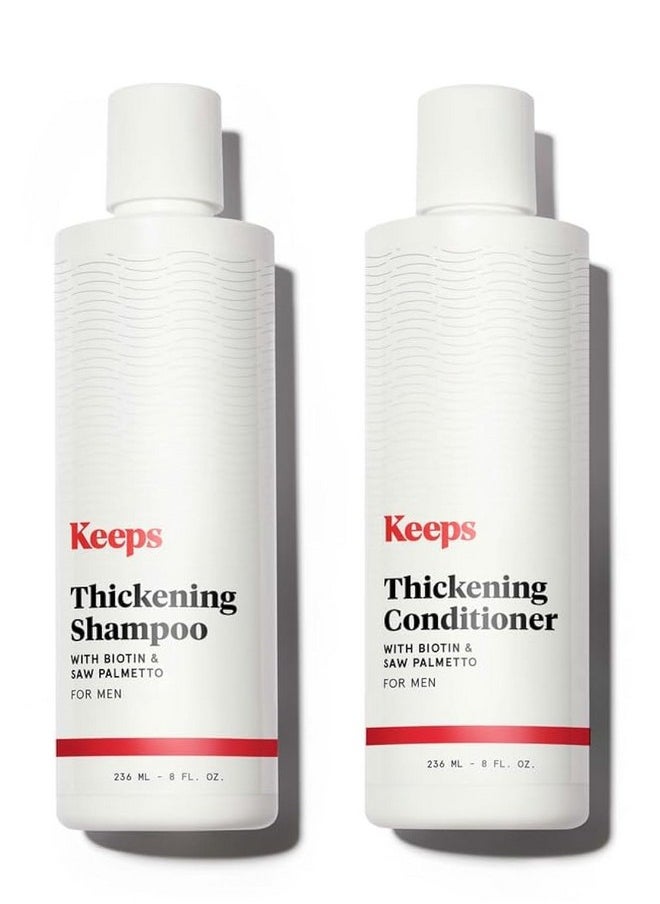 Hair Growth Shampoo And Conditioner Set - Treatment For Thinning Hair And Hair Regrowth - Men'S Hair Products Infused With Biotin, Caffeine, & Saw Palmetto