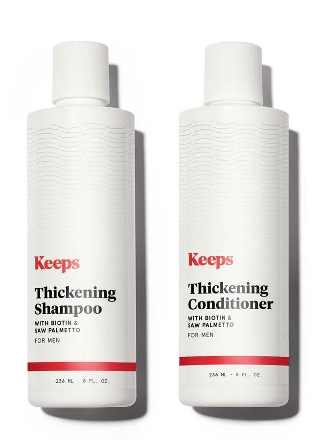 Hair Growth Shampoo And Conditioner Set - Treatment For Thinning Hair And Hair Regrowth - Men'S Hair Products Infused With Biotin, Caffeine, & Saw Palmetto