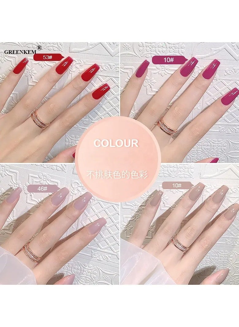 Pastel 60+3 Color Collection Nail Gel Polish Set OEM Custom Unique Bottle Gel Nail Polish