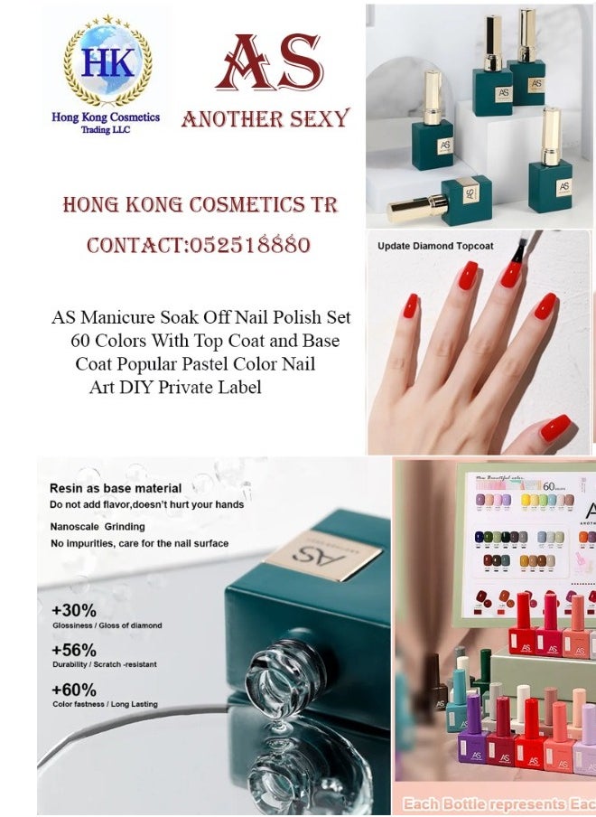 Pastel 60+3 Color Collection Nail Gel Polish Set OEM Custom Unique Bottle Gel Nail Polish