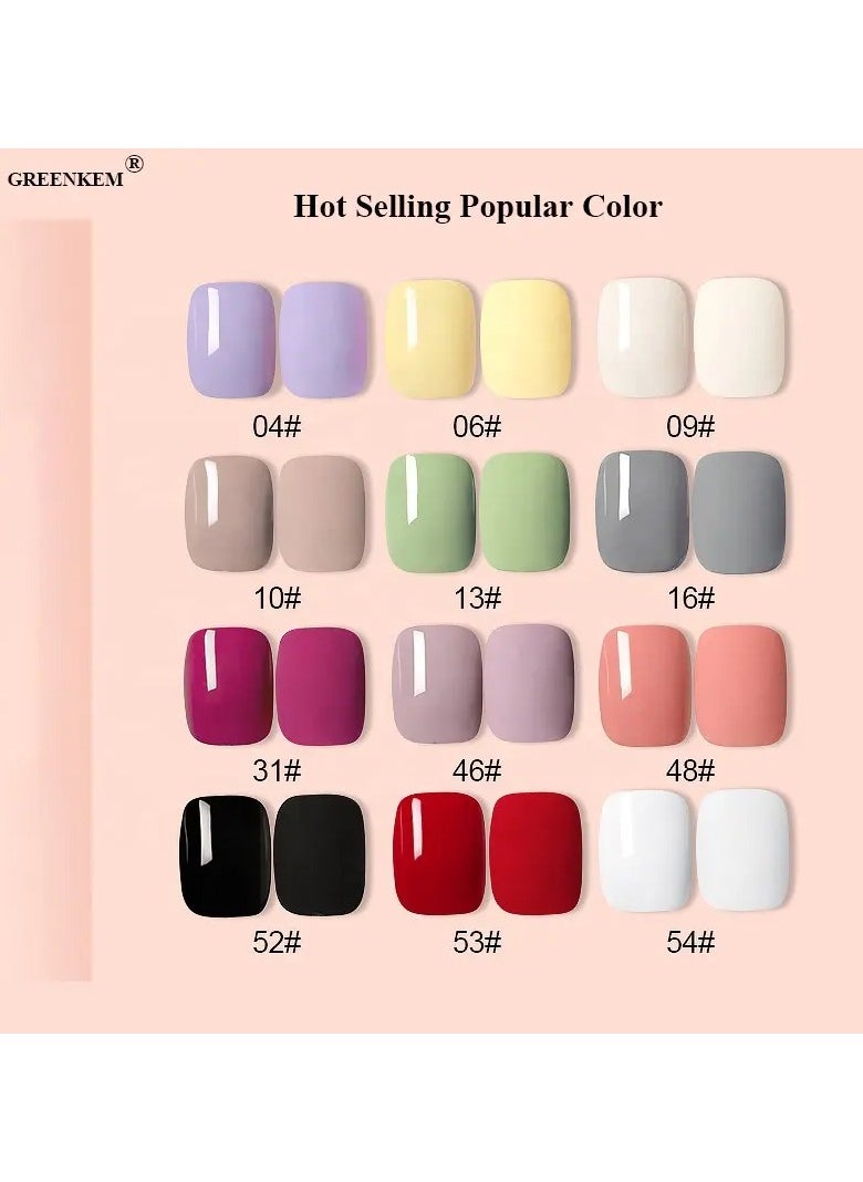 Pastel 60+3 Color Collection Nail Gel Polish Set OEM Custom Unique Bottle Gel Nail Polish