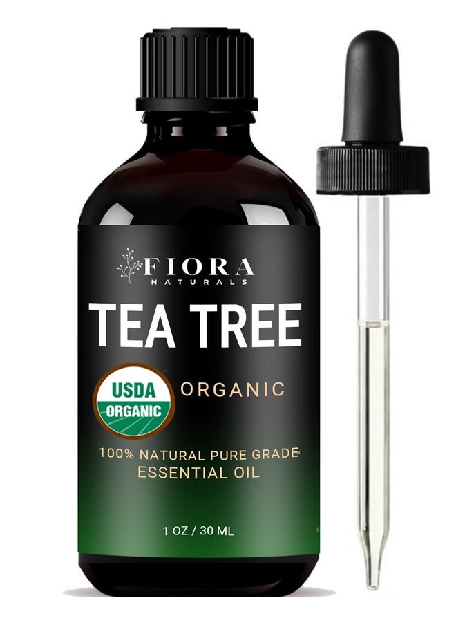 Tial Oil By Fiora Naturals- 100% Pure Organic Oil, For Face, Hair, Skin, Acne, Scalp, Foot And Toenails. Melaleuca Alternifolia, 1 Oz /30Ml