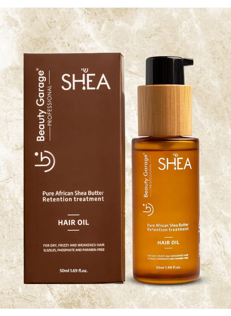 Pure African Shea Butter Retention Treatment Hair Oil 50ml