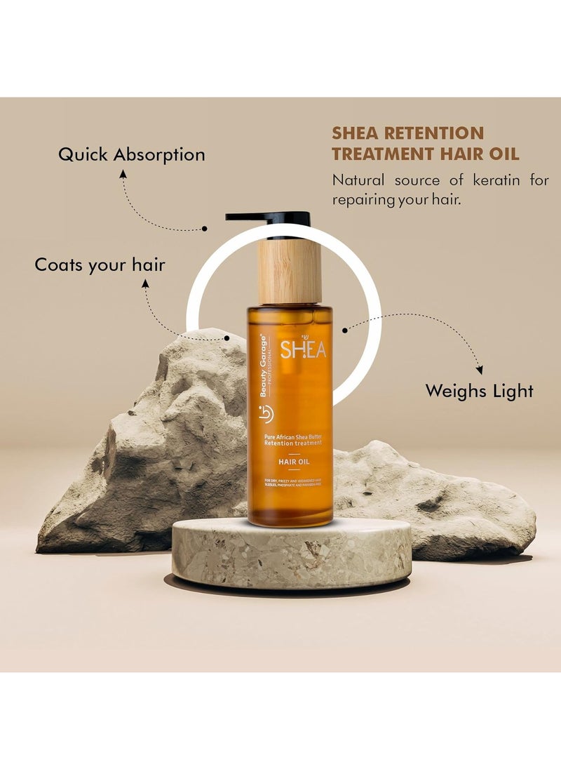 Pure African Shea Butter Retention Treatment Hair Oil 50ml