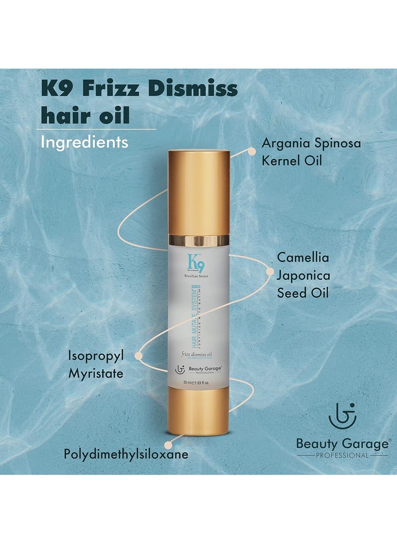 K9 Frizz Dismiss Hair Oil with Morocco Argan 50ml