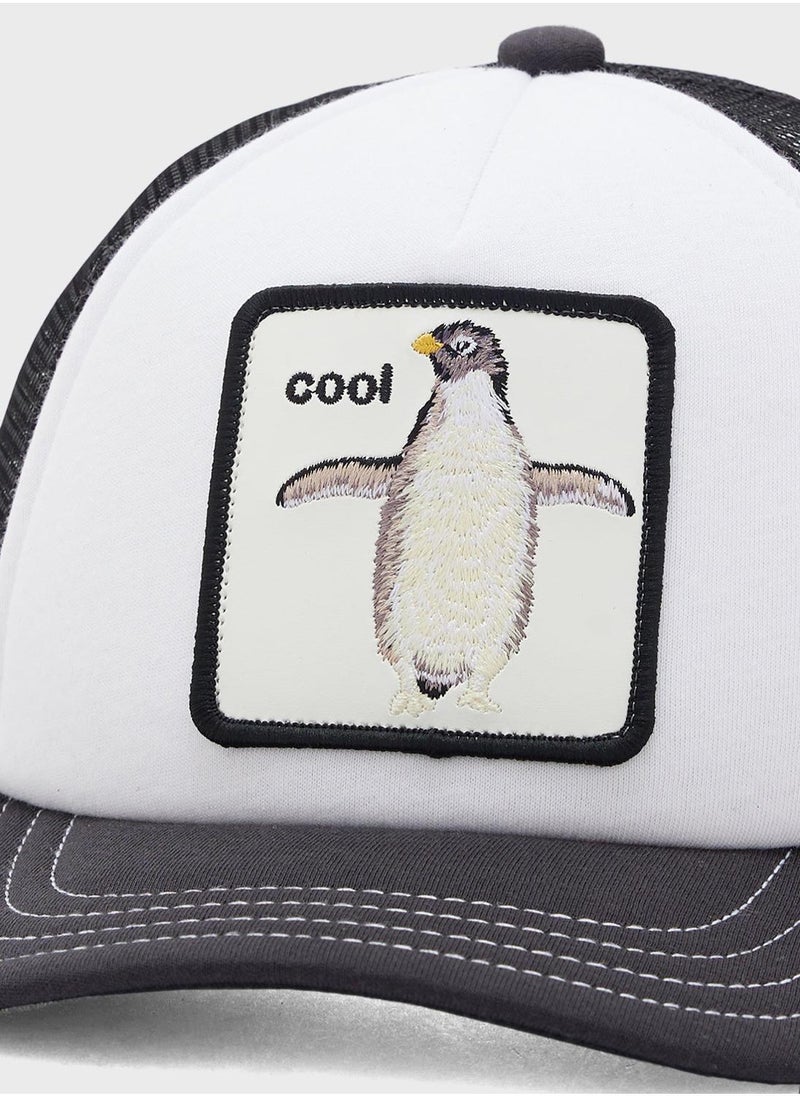 Tuxie Curved Peak Cap