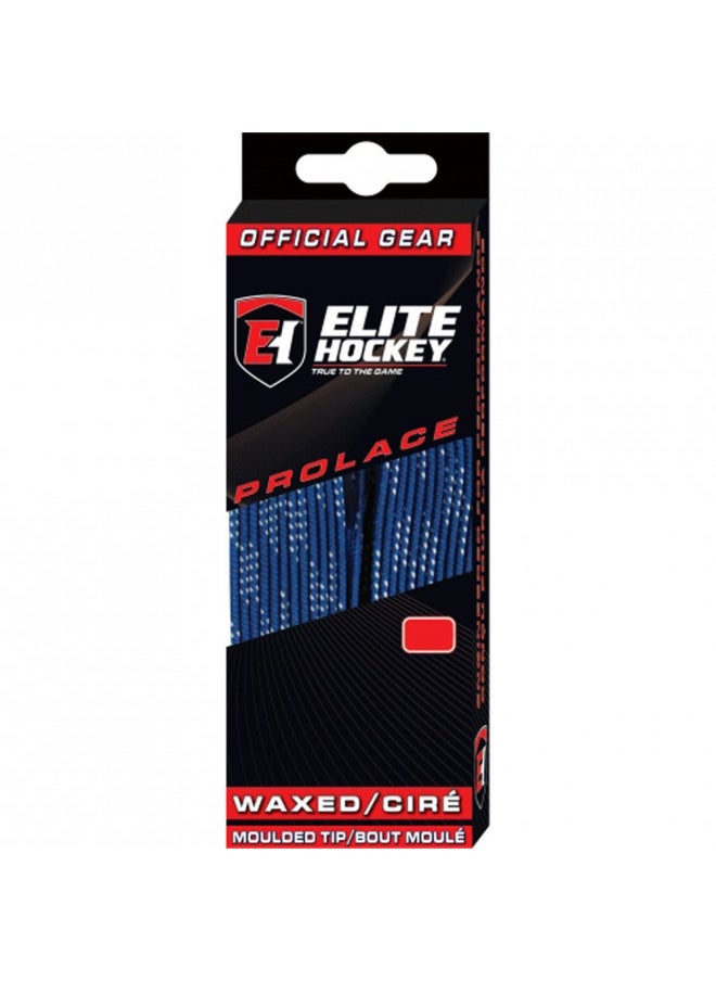 Elite Hockey Prolace Waxed Hockey Skate Laces (Royal Blue, 84
