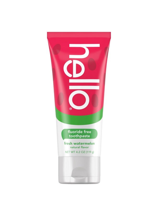 Fresh Watermelon Fluoride Free Kids Toothpaste, 4.2 Oz Tube