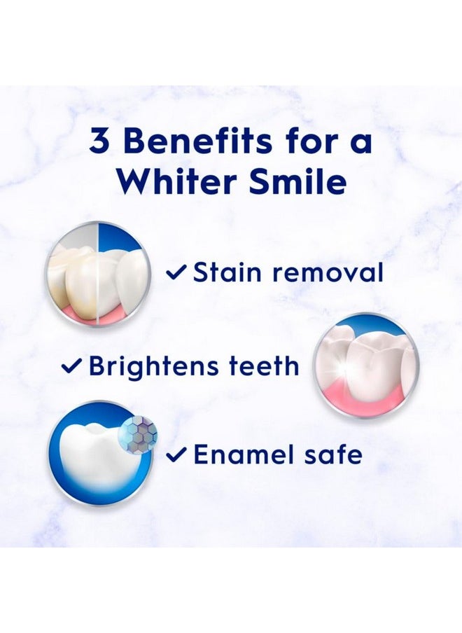 3D White Advanced Luminous Mint Teeth Whitening Toothpaste, Crest Toothpaste, 3.7 Oz Pack Of 4 - Helps Remove Surface Stains, Whitens Teeth, Strengthens Tooth Enamel, Protects Against Cavities