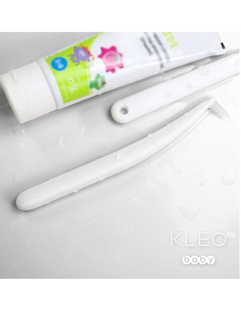 Kleo Baby Dental Pick, Safe and Soft for Teeth Cleaning, Medical Grade Silicone Toothpick for Children, Kids Flossing Tool, Can Be Sterilized by Boiling Water or Dishwasher.